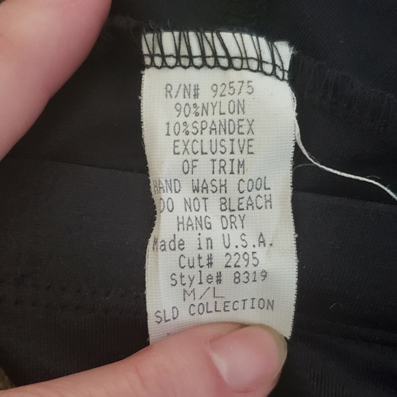 Ladies Black Sexy Strapless Tube SLD Collection Sexy Nylon/Mesh Dress Size M / L - Picture 2 of 14